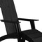 Flash Furniture Black Modern Adirondack Chairs & Ottomans, PK2 2-JJ-C14509-14309-BK-GG - alternate 5